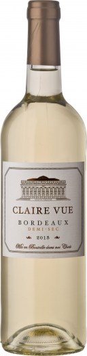 claire vue blanc demi sec bordeaux ac